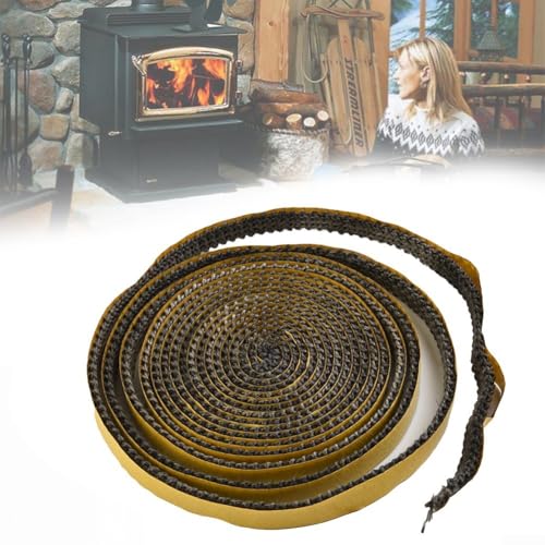 300 cm Kamin-Dichtungsband für Glastür und Ofen, Ersatz 10 x 2 mm 300 cm Kamin-Dichtungsband für Glastür und Ofen, Ersatz 10 x 2 mm von Sileduove