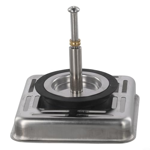 79 mm quadratisches Edelstahl-Sieb für die Küchenspüle, mit Pfostenstopper und mikroperforiertem Abtropfgestell, zur Filterung von Lebensmittelabfällen und zur Vermeidung von Verstopfungen in 79 mm quadratisches Edelstahl-Sieb für die Küchenspüle, mit Pfostenstopper und mikroperforiertem Abtropfgestell, zur Filterung von Lebensmittelabfällen und zur Vermeidung von Verstopfungen in von Sileduove