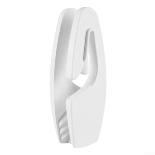 Bootskotflügel-Aufhängerhaken, 13 mm, Schnellverstellung für effizientes Seilmanagement im Marine-Einsatz (weiß) von Sileduove