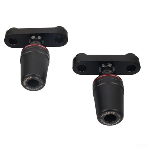 Crash Protector Rahmen Slider Guard für Svartpilen 401 und für Vitpilen 2018 23 zum Schutz von Rahmen, Motorgehäuse und Karosserieverkleidungen bei Motorradunfällen (roter Kugelkopf) von Sileduove