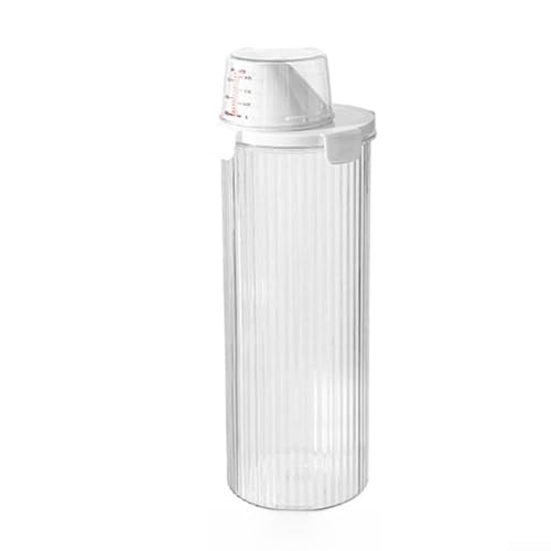 Effiziente Waschmittel-Aufbewahrungsbox, Kunststoffbehälter mit benutzerfreundlichem Design für einfachen Zugang (rund (1800 ml)) von Sileduove