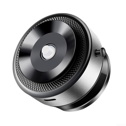 Elektrischer Vakuum-Magnet-Saugnapf-Auto-Telefonhalter mit 360-Grad-Drehung und starkem Magnet für sichere und verstellbare Hände (Silber) von Sileduove