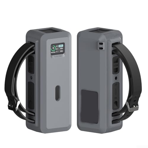Für Anker 737 Power Bank Staubdichte Silikonhülle Soft Touch und Easy Carry Design (Grau) von Sileduove
