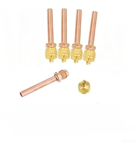 Für Vakuumsystem-Kühlventil-Schaftkern für HVAC-Anwendungen mit Messing- und Kupfer-Konstruktion für verbesserte Langlebigkeit (5 Stück) von Sileduove