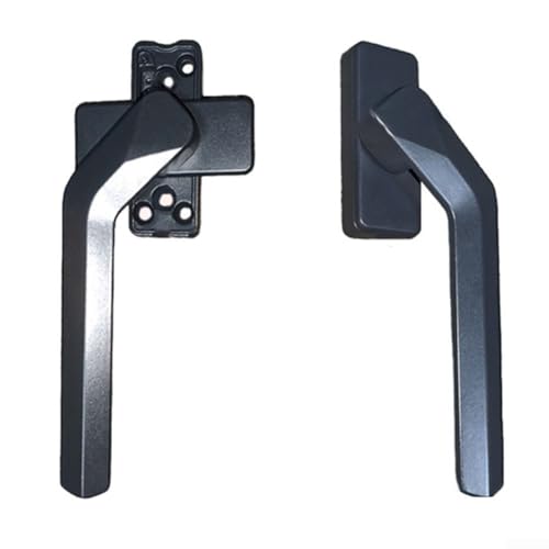 Hochfeste Aluminium-Fensterschlösser mit eleganter Oberfläche und Sicherheitsfunktion (grau) von Sileduove