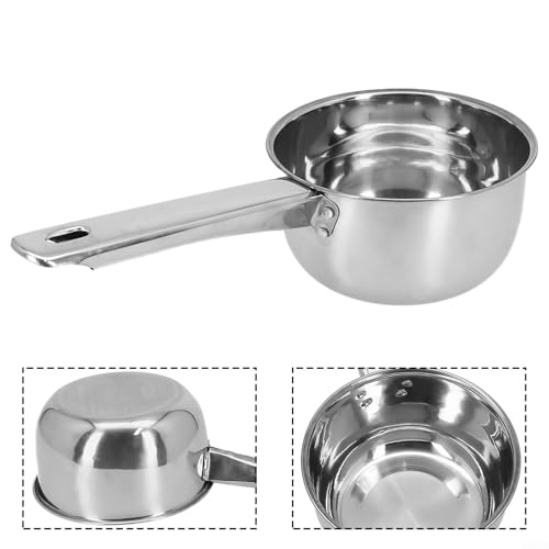 Küchenkelle mit verdicktem Griff für einfache Handhabung, Edelstahllöffel zum Kochen, Schaufeln und Servieren (14 cm) von Sileduove