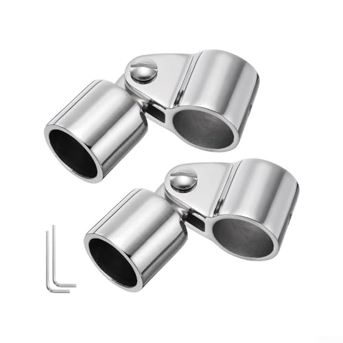 Oben montierte Bimini Markise Schieberabdeckung Marine Grade Edelstahl ideal für Salzwasser Gebrauch komplett mit Installationswerkzeugen (25 mm) von Sileduove