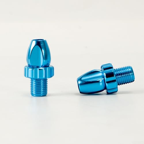 Paar M10 Fahrrad Bremshebel Einstellschrauben für Kabel Einstellschrauben Geeignet für Fahrradbremsen inkl. Scheibe, Bremssattel, V-Bremse, Cantilever (Blau) von Sileduove