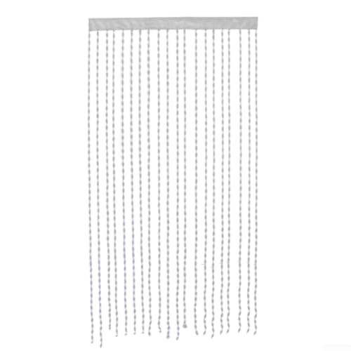 Perlenvorhänge für Türen und Schränke, stilvoller Raumteiler mit funktionalem Design (weiß) von Sileduove