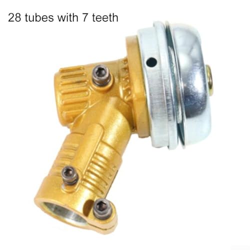 Rasenmäher-Ersatzkopf mit Wärmeableitung und Anti-Tangling-Funktionen, geeignet für 26 mm und 28 mm Schäfte, 7 oder 9 Zähne, bietet zuverlässige Schnittleistung (28-7) von Sileduove
