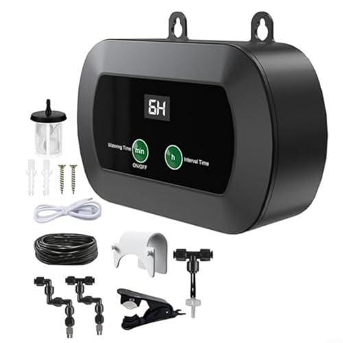 Reptilien-Luftbefeuchter Smart Misting System Zeitgesteuertes Sprühsystem Luftbefeuchter mit 360 Grad verstellbaren Düsen für Botanische Gärten und Laborfeuchtigkeitskontrolle Reptilien-Luftbefeuchter Smart Misting System Zeitgesteuertes Sprühsystem Luftbefeuchter mit 360 Grad verstellbaren Düsen für Botanische Gärten und Laborfeuchtigkeitskontrolle von Sileduove