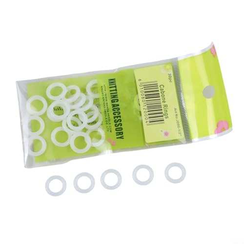 Set aus Kunststoff-Häkelringen für Handtaschen, Basteln, Kunststoff-Kreis-Haken, Zubehör, Multipack für kreative Projekte (12,7 mm) von Sileduove