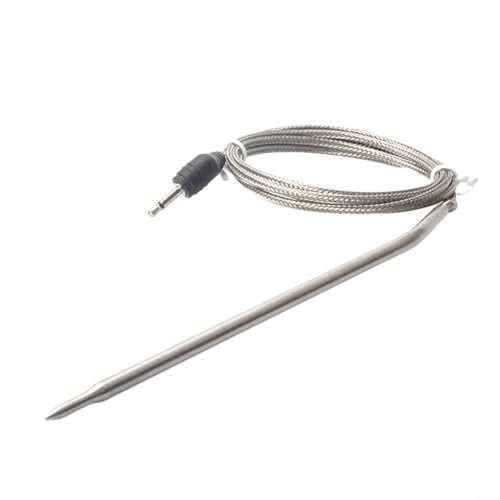 Sileduove Edelstahl-Ersatz Messfühler, Thermometer-Fleischsonde und Clip für Ther- mopro TP25 TP27 (1pc) von Sileduove