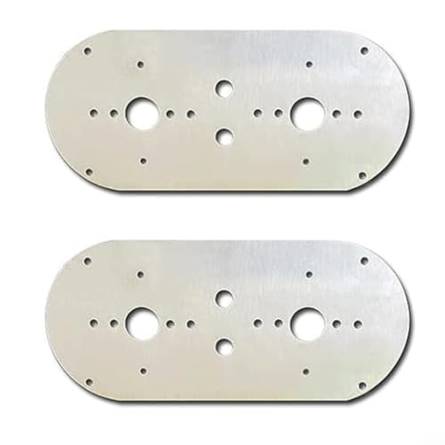 Sileduove Edelstahl-Wassermelonenlampe, feste Basis-Montageplatte für Peterbilt 359 379 389 und für Kenworth 660 680 880 W900L Trucks Spiegel reflektierend (2 Stück) von Sileduove