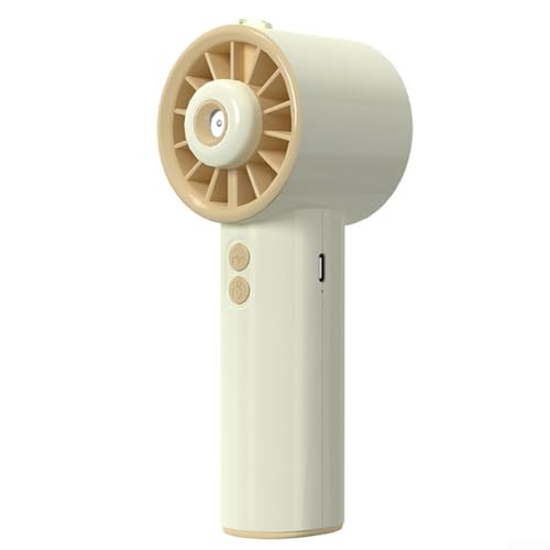Sileduove Handventilator mit starker Windkraft und verlängerter Nutzungsdauer, perfekt für Outdoor-Abenteuer oder Schreibtischgebrauch (weiß) von Sileduove