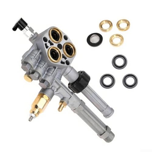 Sileduove Hochdruckreiniger-Pumpenkopf AR43361, kompatibel mit SRMW2.3G28 SRMW2.4G28, Metalldesign, optimierte Leistung, für den privaten und gewerblichen Gebrauch Sileduove Hochdruckreiniger-Pumpenkopf AR43361, kompatibel mit SRMW2.3G28 SRMW2.4G28, Metalldesign, optimierte Leistung, für den privaten und gewerblichen Gebrauch von Sileduove