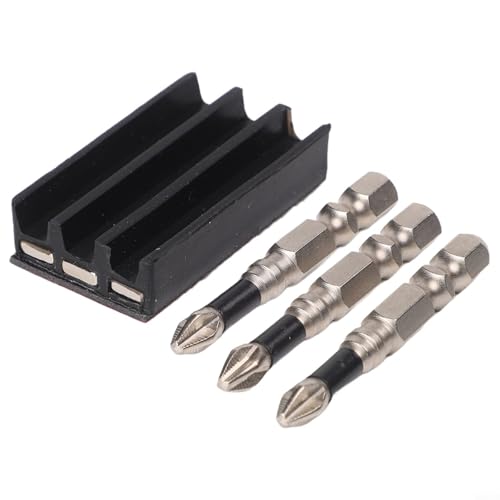 Sileduove Magnetischer Bithalter für Schlagschrauber und Bohrer, Silikon-Bohrer-Zubehör mit starkem Magnet für sichere Bitaufbewahrung für 25 mm, 50 mm, 65 mm Schraubendreher-Bits (C) von Sileduove