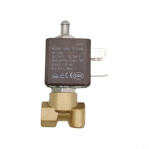 Sileduove Metall-Dampf-Magnetventil, 230 V, 50 Hz, Ersatzkomponente für Kaffeemaschine, Heißwasser-Steuerungssystem (Dreiwege, 1,5 MPa) von Sileduove