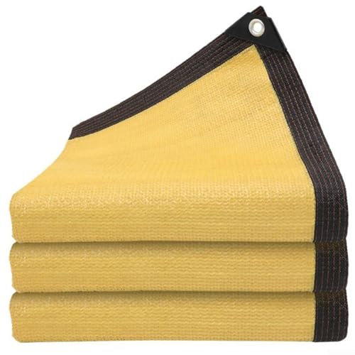 Sileduove Outdoor Polyester Sunshade Sail UV Protection Privacy Screen with Edge Punching for Garden Patio Pool 2x3M Beige(2*4M) von Sileduove