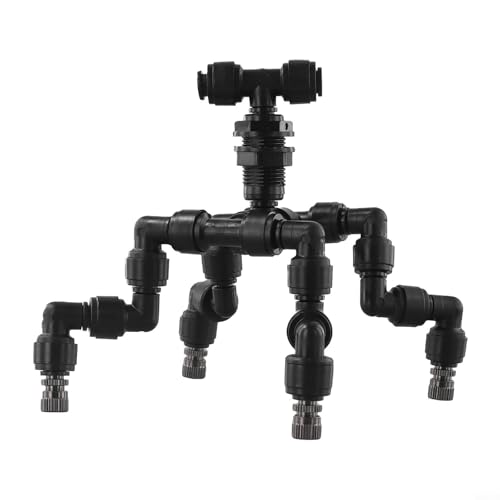 Sileduove Reptilien Düse Fogger 360 Grad Einstellbar Sprinkler Spray Kühlsystem Misti 360° Rotierende Nebeldüsen für Reptilien Terrarien von Sileduove