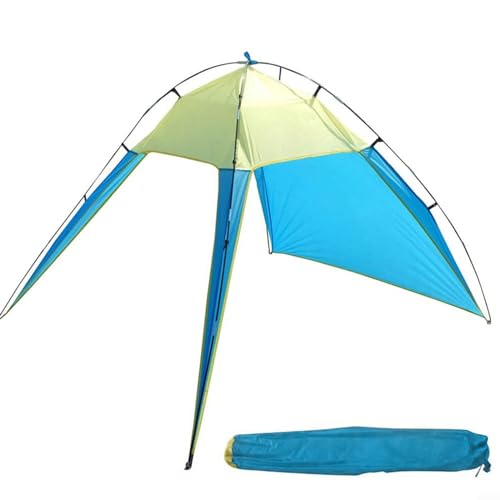 Sileduove Strand-Sonnenschutz-Zelt, Garten-Sonnenmarkise zum Angeln, Camping, Reisezubehör(Blue) von Sileduove