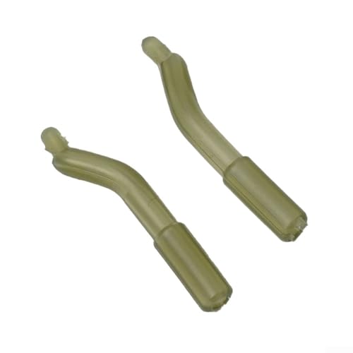 Silikon-Haken-Ausrichter für Angelausrüstung und für Chod-Rig-Setup für Angler (grün, 50 Stück) von Sileduove