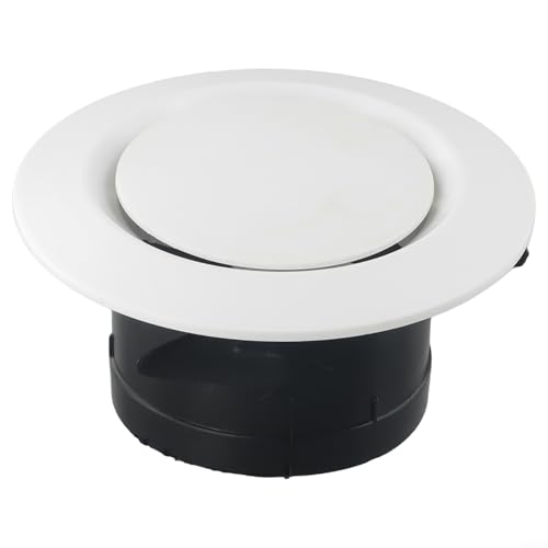 Stilvolle Lüftungsgitter-Abdeckung aus ABS für die Deckenverwendung mit einstellbarem Luftstrom (100 mm) von Sileduove