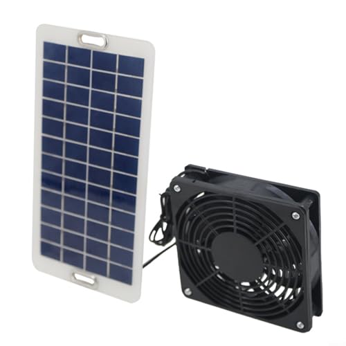 UUU0430142 Solarbetriebener Abluftventilator für Gewächshäuser und Tierhäuser mit hohem Luftstrom und sicherem Design von Sileduove