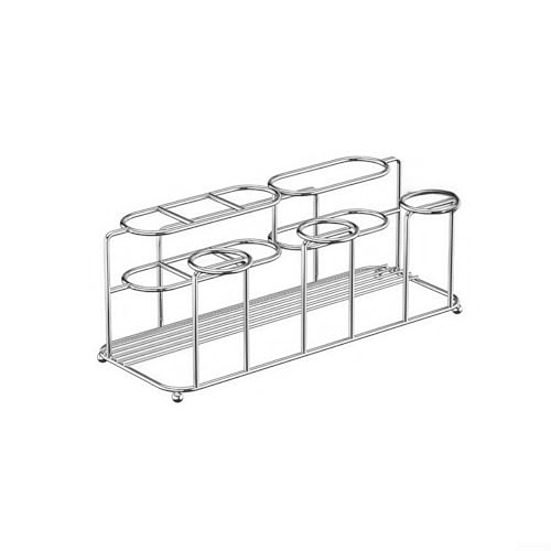 Zahnbürsten- und Zahnpasta-Organizer mit schickem Edelstahl-Design für Badezimmer (3 Tassen) von Sileduove