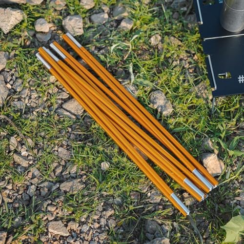 Zeltstangen aus Aluminiumlegierung, Ersatz für Wander- und Campingzelte, hergestellt aus 7001T6 Flugzeugmaterial, bietet starke und leichte Unterstützung (4,42 m) von Sileduove