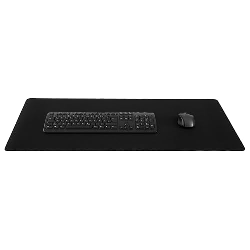 Silent Monsters Mauspad XXL 900 x 400 mm großes Mousepad - Groß Schwarz - Vernähter Rand, rutschfest & leise, für Gaming Büro Office Homeoffice - Tastatur - 90 x 40 cm Mouse Pad Mat - alle Maus Arten von Silent Monsters