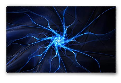 Silent Monsters Mauspad 360 x 250 mm Stoff Mousepad Blitz Gewitter - Vernähter Rand, rutschfest & leise, Gaming Büro Office Homeoffice - 36 x 25 cm Mouse Pad Mat - Mausunterlage für alle Maus Arten von Silent Monsters