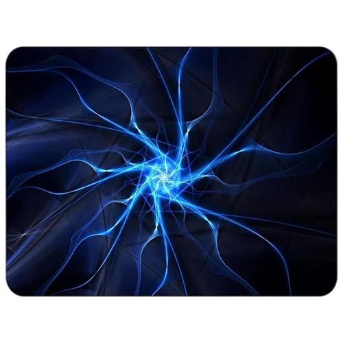 Silent Monsters Mauspad 360 x 250 mm Stoff Mousepad Blitz Gewitter, rutschfest & leise, für Gaming Büro Office Homeoffice - 36 x 25 cm Mouse Pad Mat - Mausunterlage klein für alle Maus Arten von Silent Monsters