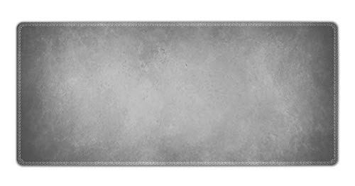 Silent Monsters Mauspad XXL 900 x 400 mm großes Mousepad grau - Vernähter Rand, rutschfest & leise, für Gaming Büro Office Homeoffice - Tastatur - 90 x 40 cm groß Mouse Pad Mat - alle Maus Arten von Silent Monsters