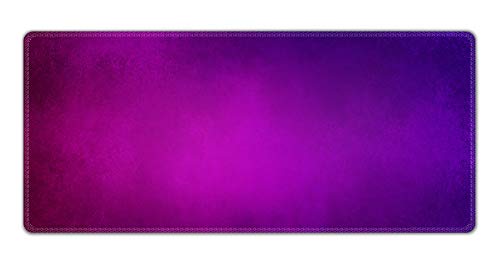 Silent Monsters Mauspad XXL 900 x 400 mm großes Mousepad lila - Vernähter Rand, rutschfest & leise, für Gaming Büro Office Homeoffice - Tastatur - 90 x 40 cm groß Mouse Pad Mat - alle Maus Arten von Silent Monsters