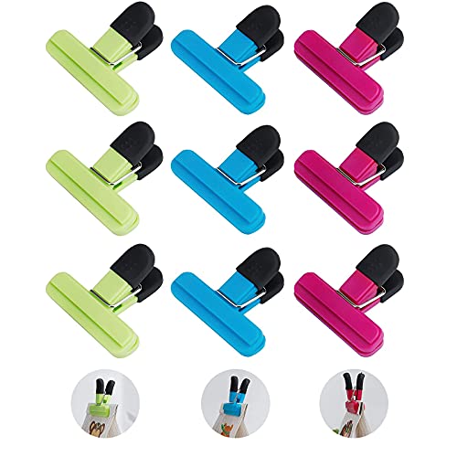 9 StüCk Farbe TüTen Clips Plastik Verschlussklammern Beutel KüChe Essen Taschen Verschlussklammern Verschlussclips FüR Snacks, Brot Chips, Kaffee Lagerung, SchüTzen Vor Aromaverlust,Frischhalten 9 StüCk Farbe TüTen Clips Plastik Verschlussklammern Beutel KüChe Essen Taschen Verschlussklammern Verschlussclips FüR Snacks, Brot Chips, Kaffee Lagerung, SchüTzen Vor Aromaverlust,Frischhalten von Silent-Qiaoyou