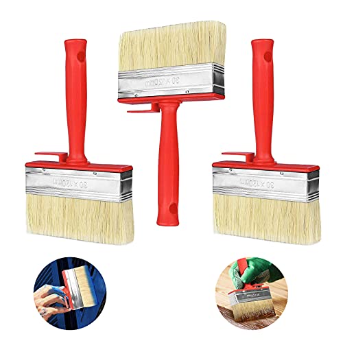 3 Stk 120 * 30mm Wandpinsel Leichte Kunststoffborsten Pinsel FläChenstreicher Wand MöBel Lack Pinselset Malerpinsel Wandfarbe Flachpinsel Set FüR LöSemittelhaltige Lacke Und Lasuren Bemalen Von WäNden 3 Stk 120 * 30mm Wandpinsel Leichte Kunststoffborsten Pinsel FläChenstreicher Wand MöBel Lack Pinselset Malerpinsel Wandfarbe Flachpinsel Set FüR LöSemittelhaltige Lacke Und Lasuren Bemalen Von WäNden von Silent-Qiaoyou