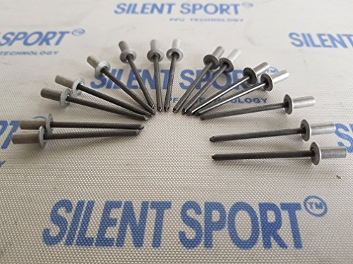 Gasdichte Spezialnieten/Blindnieten für Schalldämpfer/Auspuffe 15 Stk. von Silent Sport Premium