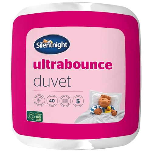 Silentnight Ultra Bounce Bettdecke, Mikrofaser, weiß, King Size von Silentnight