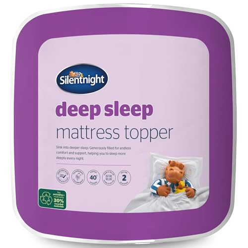 Silentnight Deep Sleep Matratzenauflage, weiß, Doppelbett von Silentnight