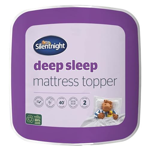 Silentnight Deep Sleep Matratzenauflage, weiß, Doppelbett von Silentnight