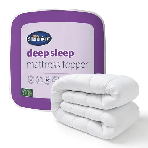 Silentnight Deep Sleep Matratzenauflage, weiß, Doppelbett von Silentnight