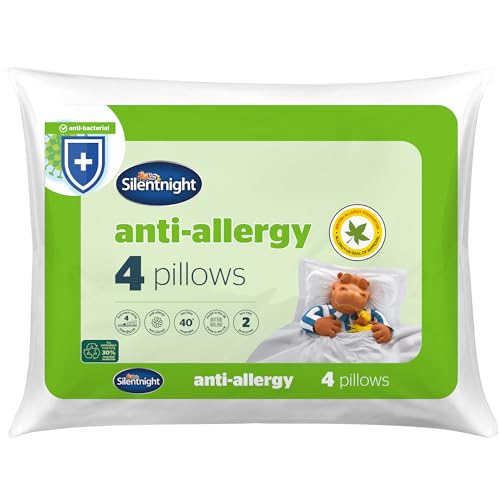 Silentnight Kissen für Allergiker, weiß, 4 Stück von Silentnight