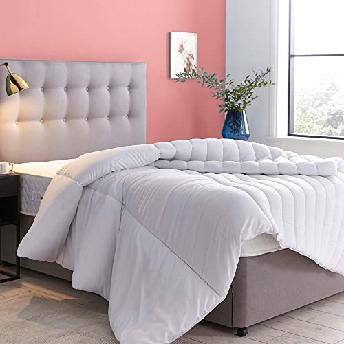 Silentnight Mine - Bettdecke 13,5 Tog, für Kingsize-Bett, 200 x 200 cm, Farbe Weiß von Silentnight