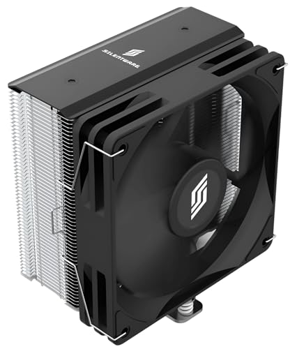 Silentware Bora Performance CPU-Luftkühler, Air Cooler, 5 Kupfer-Heatpipes, 120mm leiser PWM Lüfter mit Hydro-Lager, TDP bis 215W, Kompatibel mit Intel LGA 115X/1200/1700/1851 und AMD AM4/AM5 von SILENTWARE