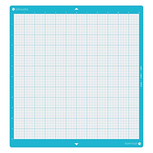 Silhouettes Silhouette CUT-MAT-12LT-3T leichtem Halt Schneidematte für Cameo, transparent, 12x12-inch von Silhouette America