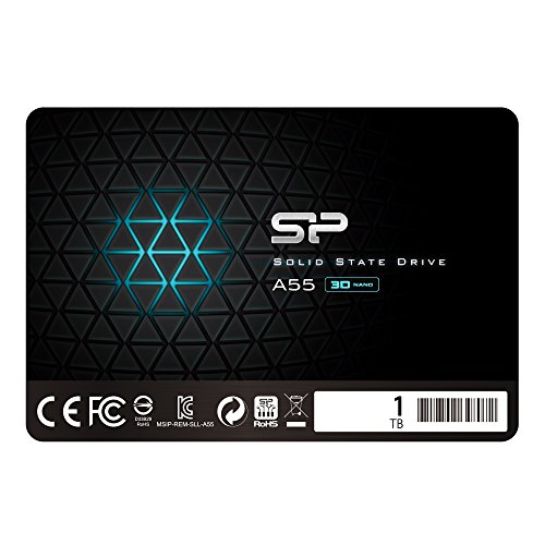 Silicon Power 1 TB SSD NAND 3D-A55 SLC Cache Performance Boost SATA III interne Solid State Drive – Schwarz Silicon Power 1 TB SSD NAND 3D-A55 SLC Cache Performance Boost SATA III interne Solid State Drive – Schwarz von SP Silicon Power