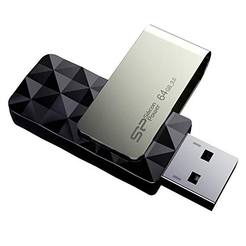 Silicon Power Blaze B30 64 GB 64 GB USB 3.0 schwarz Player USB Flash – Leser USB Flash (USB 3.0 (3.1 Gen 1), type-a, Schwarz von SP Silicon Power