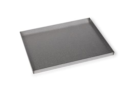 Backform 40x30 aus natürlichem aluminiertem Blech ohne Antihaftbeschichtung 2 cm Kante | Silicon-Tech von Silicon-Tech
