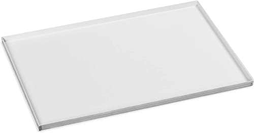 Silicon-Tech Antihaftbeschichtete Backform 60 x 40 aus aluminiumbeschichtetem Blech Ceramicfood Professionell Beschichtung Ideal für Brot und Pizza, 2 cm Kante von Silicon-Tech